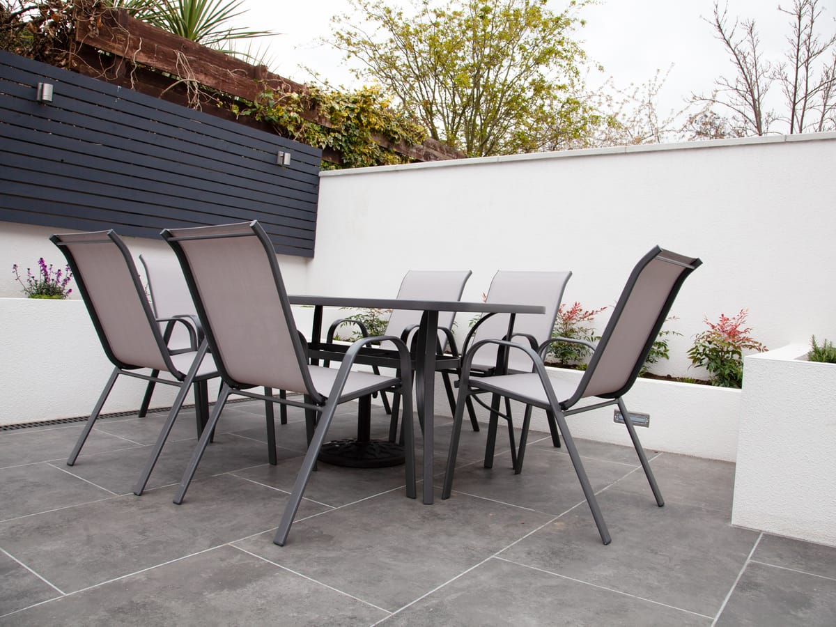 Porcelain patio